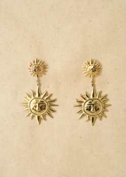 Boucles D'oreilles Soleil