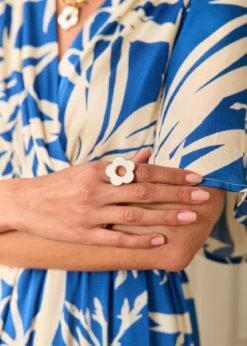 Bague Orsay -Élégance Soldes Motus Boutique Bijoux Bague Orsay Blanc 3