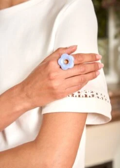 Bague Zelda -Élégance Soldes Motus Boutique Bijoux Bague Zelda Bleu 4