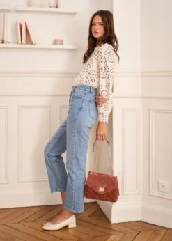 Blouse Rose -Élégance Soldes Motus Boutique Blouse Rose Ivoire 8