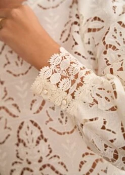 Blouse Rose -Élégance Soldes Motus Boutique Blouse Rose Ivoire 9