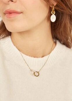 Collier Rosana -Élégance Soldes Motus Boutique Boucles Collier Rosana Nacre 3