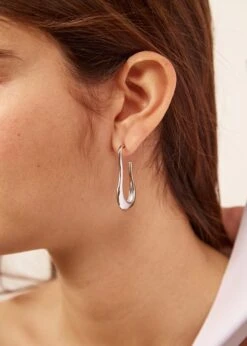 Boucles D'oreilles Céline -Élégance Soldes Motus Boutique Boucles Oreilles Celine Argent 3