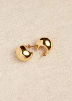 Boucles D'oreilles Colette -Élégance Soldes Motus Boutique Boucles Oreilles Colette Dore 3