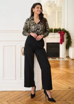 Chemise Katia -Élégance Soldes Motus Boutique Chemise Katia Noir 3