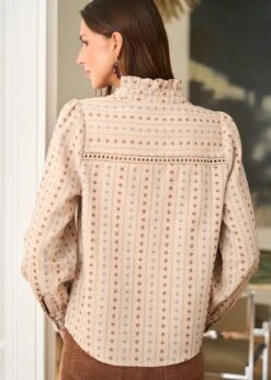 Chemise Nina -Élégance Soldes Motus Boutique Chemise Nina Ivoire 4