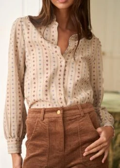 Chemise Nina -Élégance Soldes Motus Boutique Chemise Nina Ivoire 6