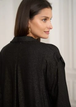 Chemise Ophélia -Élégance Soldes Motus Boutique Chemise Ophelia Noir Or 7