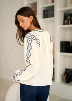 Blouse Romane -Élégance Soldes Motus Boutique Days Of Autumn Blouse Romane 4