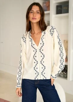 Blouse Romane -Élégance Soldes Motus Boutique Days Of Autumn Blouse Romane 7