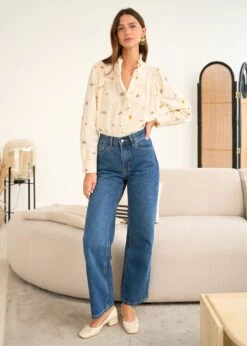 Chemise Eden -Élégance Soldes Motus Boutique Days Of Autumn Chemise Eden Beige 4