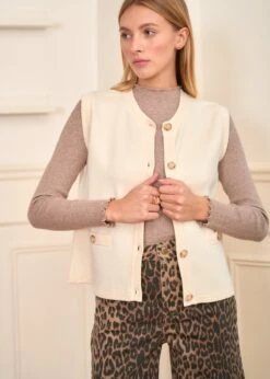 Gilet Sienne -Élégance Soldes Motus Boutique Days Of Autumn Gilet Sienne Ecru 8 deefcdd2 a8f8 4bf4 a68e fa2c16f065e4