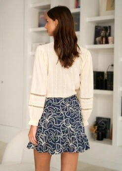 Jupe Monica -Élégance Soldes Motus Boutique Days Of Autumn Jupe Monica Marine 4