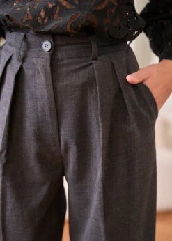 Pantalon Samuel -Élégance Soldes Motus Boutique Days Of Autumn Pantalon Samuel Gris 7