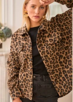 Veste Indra -Élégance Soldes Motus Boutique Days Of Autumn Veste Indra Leopard 7