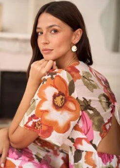 Boucles D'oreilles Diana -Élégance Soldes Motus Boutique Ete Boucles Oreilles Diana Dore 5