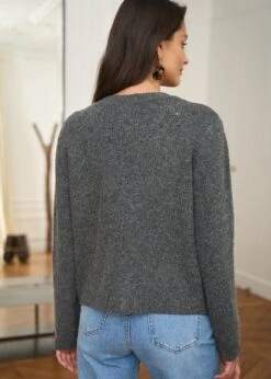 Gilet Ambroise -Élégance Soldes Motus Boutique Gilet Ambroise Gris 5