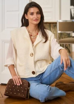 Gilet Artus -Élégance Soldes Motus Boutique Gilet Artus Beige 7