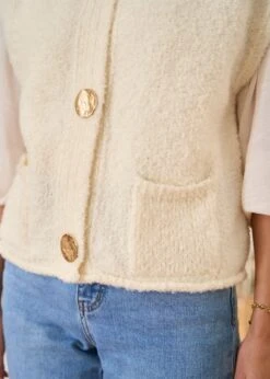 Gilet Artus -Élégance Soldes Motus Boutique Gilet Artus Beige 8