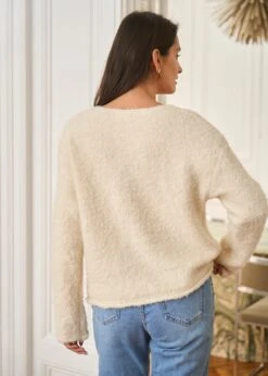 Gilet Bianca -Élégance Soldes Motus Boutique Gilet Bianca Blanc 5