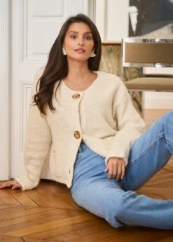 Gilet Bianca -Élégance Soldes Motus Boutique Gilet Bianca Blanc 7