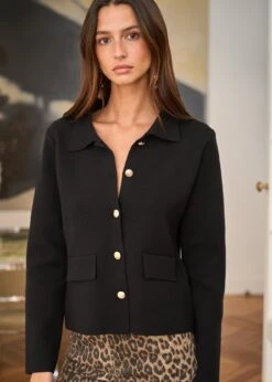 Gilet Elias -Élégance Soldes Motus Boutique Gilet Elias Noir 3