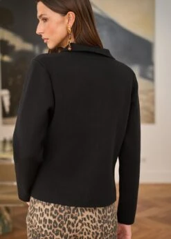 Gilet Elias -Élégance Soldes Motus Boutique Gilet Elias Noir 4