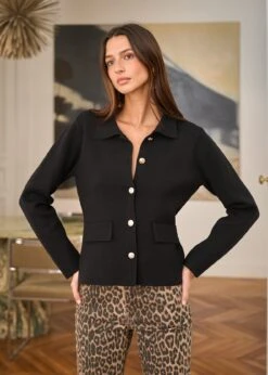 Gilet Elias -Élégance Soldes Motus Boutique Gilet Elias Noir 5