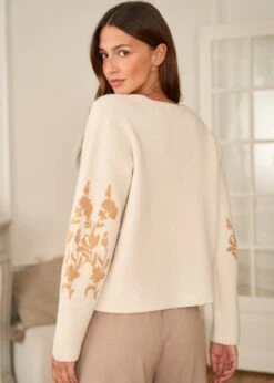 Gilet Eugène -Élégance Soldes Motus Boutique Gilet Eugene Ecru 4