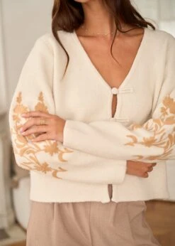 Gilet Eugène -Élégance Soldes Motus Boutique Gilet Eugene Ecru 6