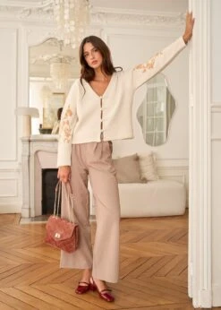 Gilet Eugène -Élégance Soldes Motus Boutique Gilet Eugene Ecru 8