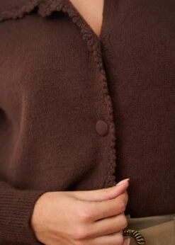 Gilet Mia -Élégance Soldes Motus Boutique Gilet Mia Marron 8