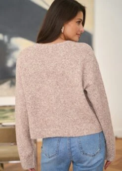 Gilet Myrielle -Élégance Soldes Motus Boutique Gilet Myrielle Taupe 6