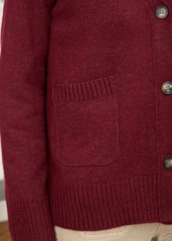 Gilet Vera -Élégance Soldes Motus Boutique Gilet Vera Bordeaux 4