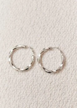 Boucles D'oreilles Elinda -Élégance Soldes Motus Boutique Hiver Elinda Argent 2