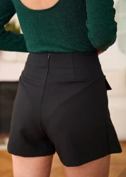 Jupe Mélanie -Élégance Soldes Motus Boutique Jupe Melanie Noir 8