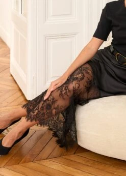 Jupe Milena -Élégance Soldes Motus Boutique Jupe Milena Noir 4