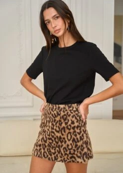 Jupe Noa -Élégance Soldes Motus Boutique Jupe Noa Leopard 10