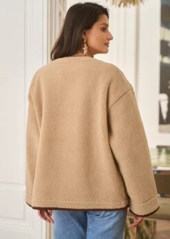 Manteau Isaline -Élégance Soldes Motus Boutique Manteau Isaline Beige 6