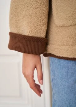 Manteau Isaline -Élégance Soldes Motus Boutique Manteau Isaline Beige 8