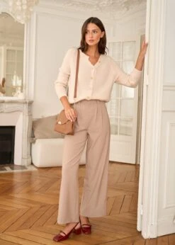 Pantalon Paul -Élégance Soldes Motus Boutique Pantalon Paul Taupe 3