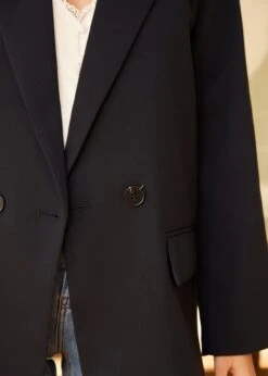 Blazer Marthe -Élégance Soldes Motus Boutique Printemps Blazer Marthe Marine 6