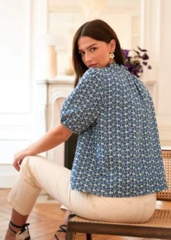 Blouse Leya -Élégance Soldes Motus Boutique Printemps Blouse Leya 4
