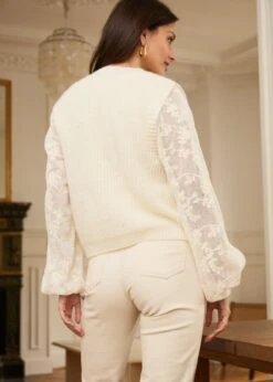 Pull Balthazar -Élégance Soldes Motus Boutique Printemps Pull Balthazar Ecru 5