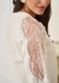 Pull Cosima -Élégance Soldes Motus Boutique Pull Cosima Blanc 6