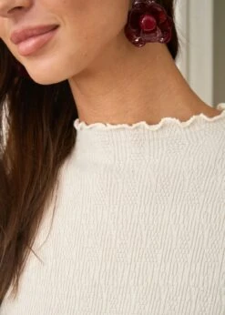 Pull Léana -Élégance Soldes Motus Boutique Pull Leana Beige 4