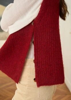 Pull Lenny -Élégance Soldes Motus Boutique Pull Leny Bordeaux 6