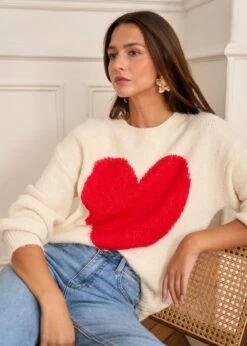 Pull Robin -Élégance Soldes Motus Boutique Pull Robin Ecru 9