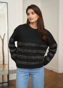 Pull Selma -Élégance Soldes Motus Boutique Pull Selma Noir 3