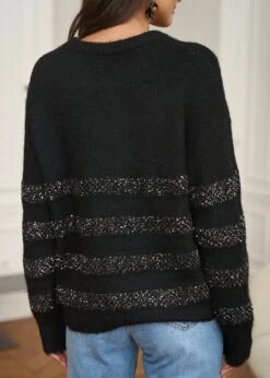 Pull Selma -Élégance Soldes Motus Boutique Pull Selma Noir 5